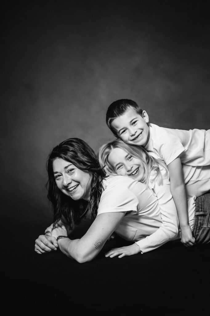 famille en studio photo Pontchateau