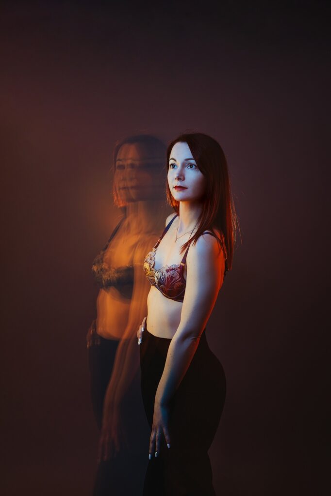 Portrait femme studio