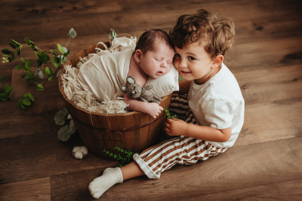 séance photo bébé Sainte Reine de Bretagne