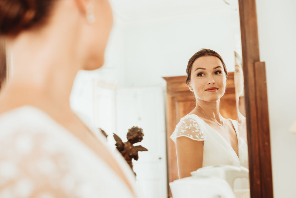 Préparatifs mariage dans les chambres du Chateau de la Rousselière - Frossay