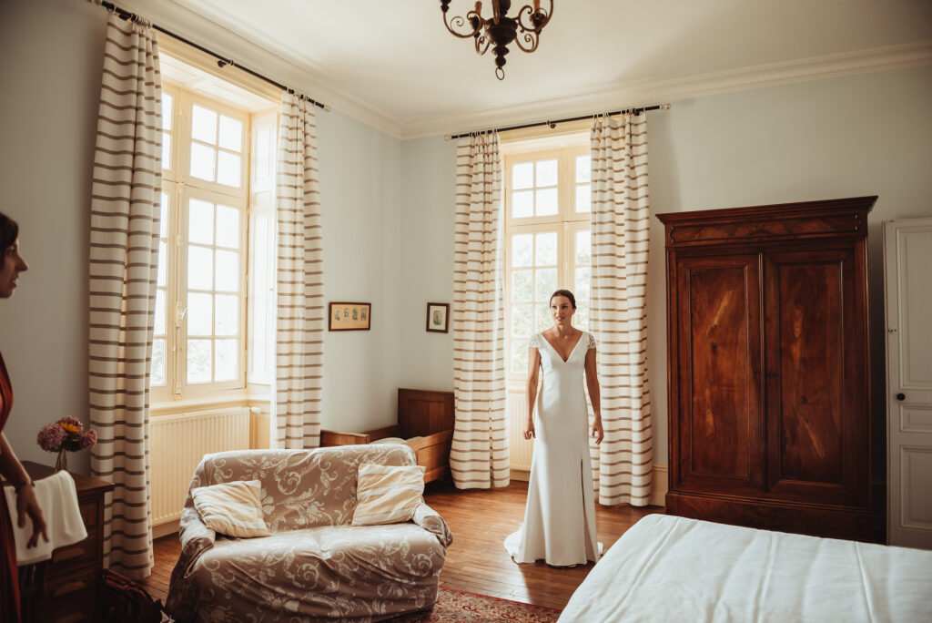 Préparatifs mariage dans les chambres du Chateau de la Rousselière - Frossay