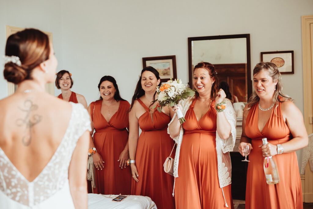 Préparatifs mariage dans les chambres du Chateau de la Rousselière - Frossay
