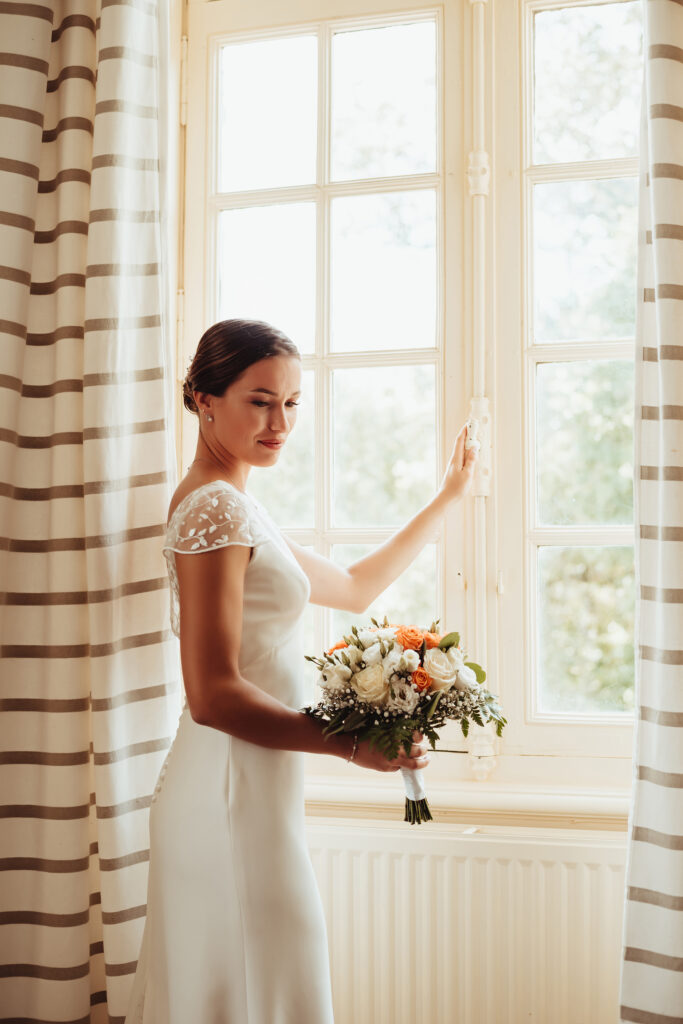 Préparatifs mariage dans les chambres du Chateau de la Rousselière - Frossay