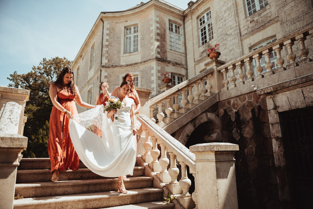 Préparatifs mariage dans les chambres du Chateau de la Rousselière - Frossay