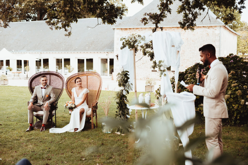 Cérémonie laïque au chateau de la Rousselière - Frossay