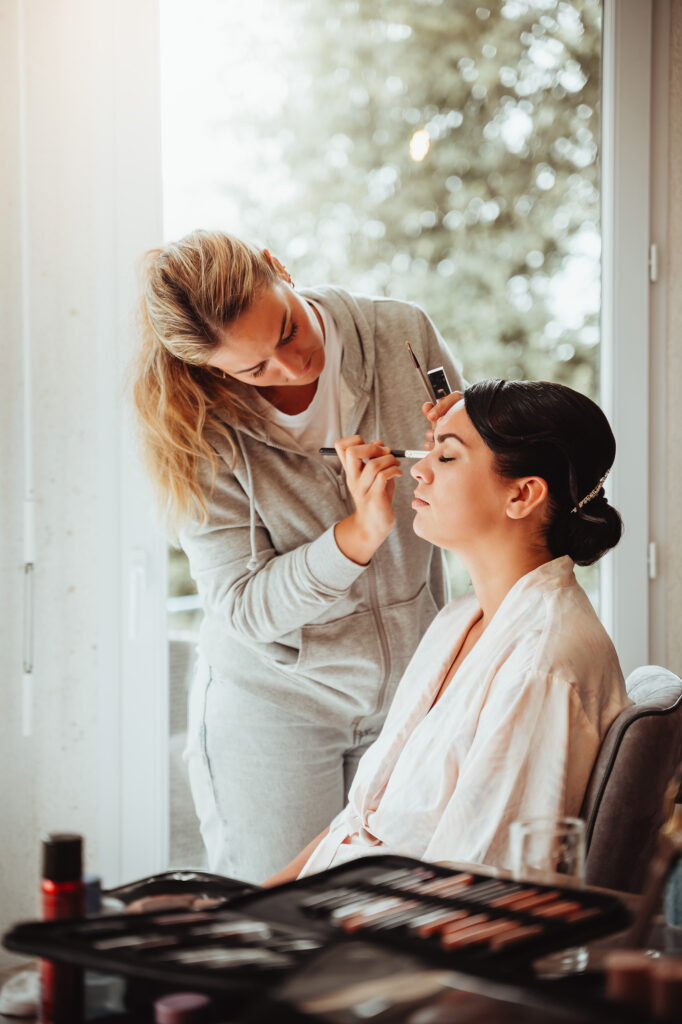 Maquillage à domicile, mariage Herbignac