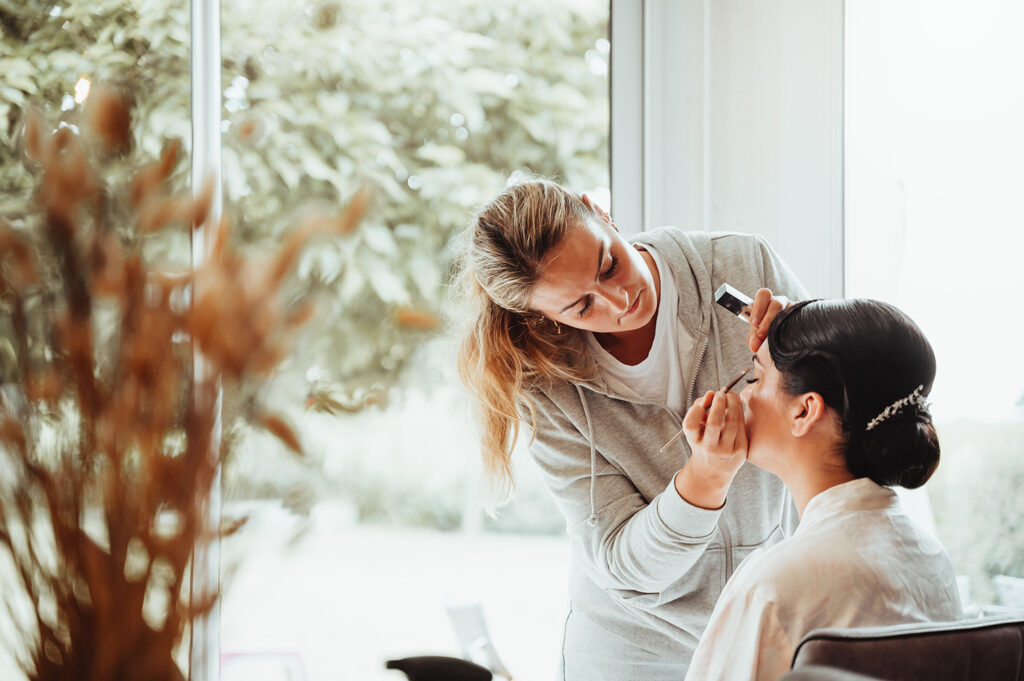 Maquillage à domicile, mariage Herbignac