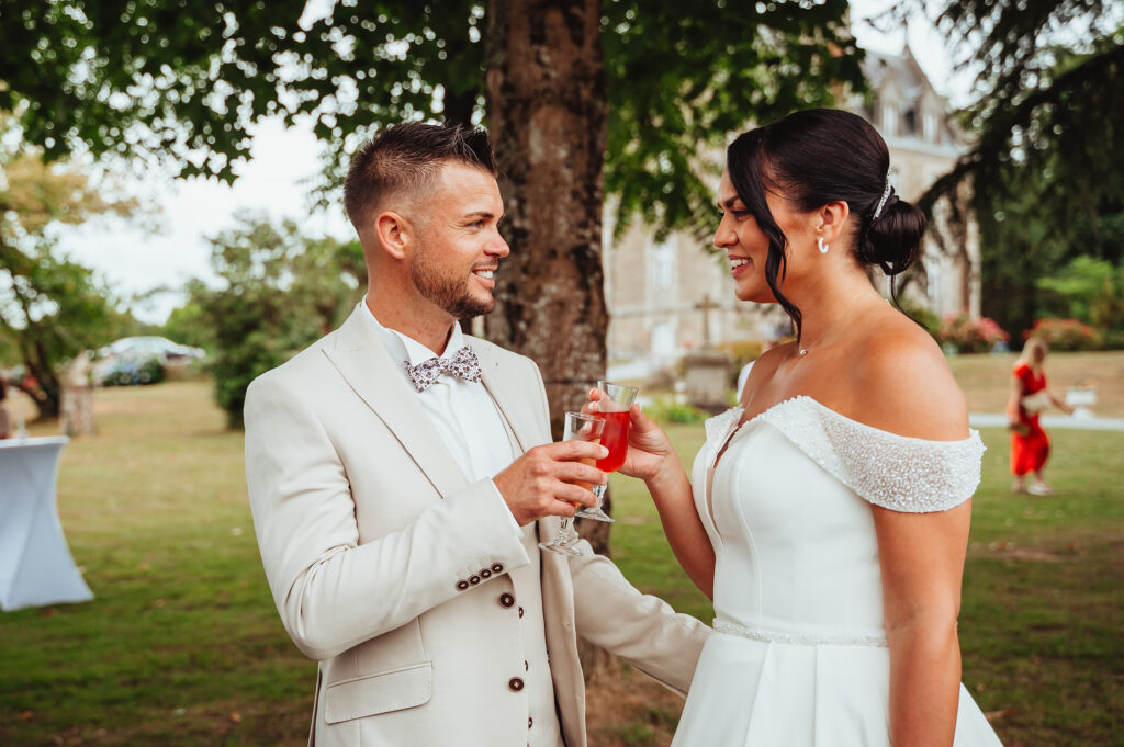 Photographe Mariage Chateau du Deffay - vin d'honneur