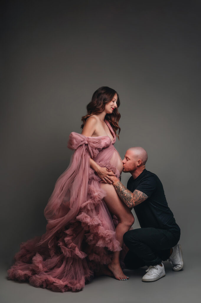 studio photo Pontchâteau séance Grossesse en couple